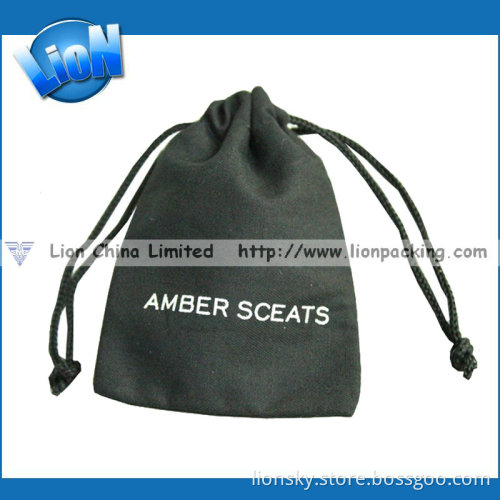 Logo Stamp Brand Cotton Pouch with Custom Size (E-124)